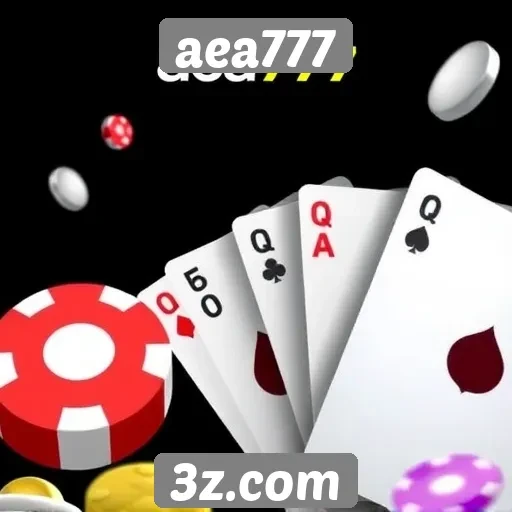 Visão geral do site de jogos aea777